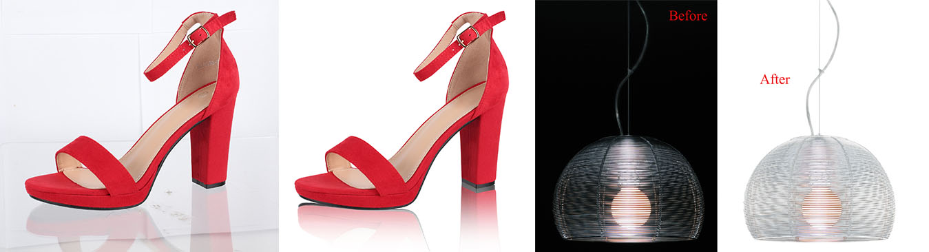 Cut-out Retouching & shadow effect